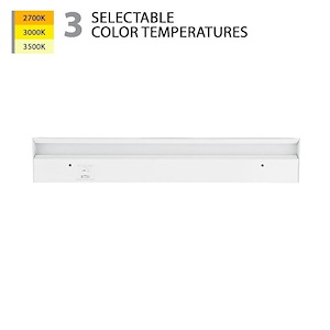 Light Bar - 21.26 Inch 10W 1 LED Bar Light with 3-CCT Selectable and Rocker Switch - 1227085