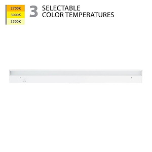 Light Bar - 33.23 Inch 17.5W 1 LED Bar Light with 3-CCT Selectable and Rocker Switch - 1227012