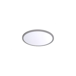 Round - 15W 1 LED Flush Mount In Functional Style-0.6 Inches Tall and 7 Inches Wide