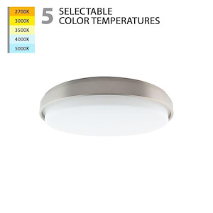 Lithium - 18.82 Inch 31W 1 LED 5-CCT Selectable Round Flush Mount