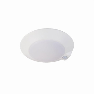 Disc - 14W 1 LED Flush Mount In Functional Style-1.25 Inches Tall and 7.4 Inches Wide