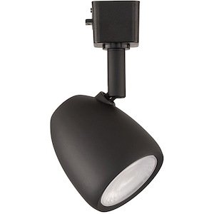 Bullet - 9W 1 LED Adjustable H Track Head-3 Inch Tall and 4.75 Inch Wide - 1393329