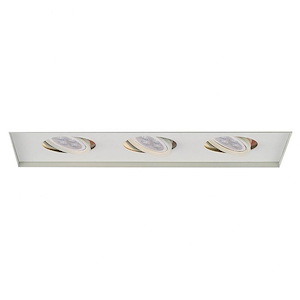 13.75 Inch 21W LED Low Voltage Multiple Three Light Invisible Trim