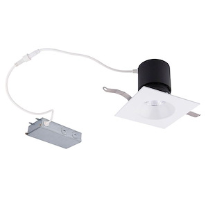 Patriot - 12W 1 LED 5-CCT Square Recessed Kit In Functional Style-4.13 Inches Tall and 4.75 Inches Wide