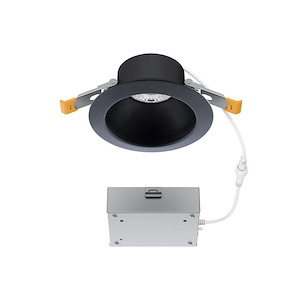 Pop-in - 12W 1 LED Round Remodel Recessed Light with Remote Driver-2.38 Inch Tall and 5 Inch Wide - 1420858