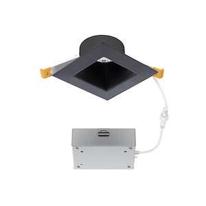 Pop-in - 12W 1 LED Square Remodel Recessed Light with Remote Driver-2.5 Inch Tall and 4.75 Inch Wide - 1420860