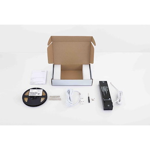 Gemini - 2.2W 1 LED Tape Light Starter Kit-0.19 Inch Tall and 180 Inch Length - 1393327