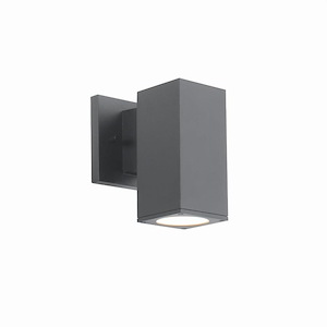 Cubix - 6W 1 LED Single Outdoor Wall Mount In Transitional Style-6.75 Inches Tall and 6 Inches Wide - 1117764