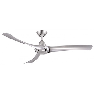 Droid - 3 Blade Ceiling Fan In Modern Style-12.6 Inches Tall and 52 Inches Wide
