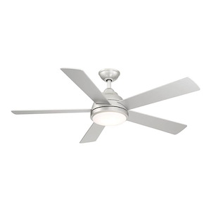 Neopolis - 5 Blade Ceiling Fan with Light Kit In Modern Style-14.8 Inches Tall and 52 Inches Wide