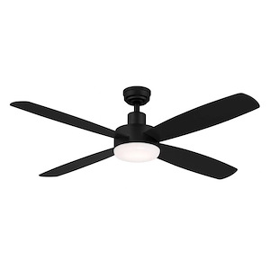 Aeris - 4 Blade Ceiling Fan with Light Kit In Modern Style-13.4 Inches Tall and 52 Inches Wide
