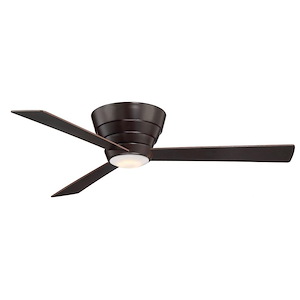 Niva - 3 Blade Ceiling Fan with Light Kit In Modern Style-9.7 Inches Tall and 54 Inches Wide