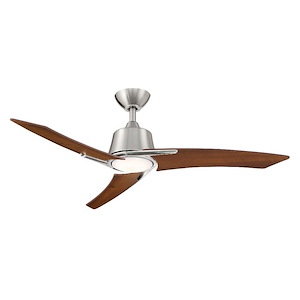 McKenzie - 3 Blade Ceiling Fan with Light Kit-12.4 Inches Tall and 48 Inches Wide