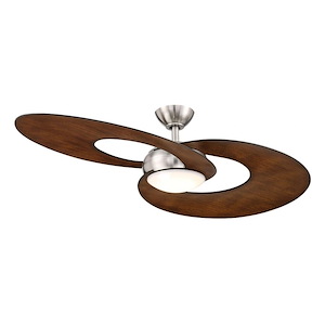 Sirius - 2 Blade Wi-Fi Enabled Smart Ceiling Fan In Modern Style-12.3 Inches Tall and 52 Inches Wide