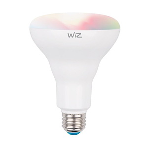 WiZ - 6.38 Inch 13.8W BR30 LED Wi-Fi Connected Smart LED Light Bulb - 886520