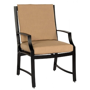Seal Cove - 37.75 Inch Dining Armchair with Optional Back Cushion