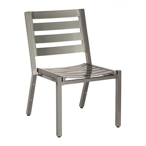 Palm Coast - 34 Inch Stackable Slat Dining Side Chair