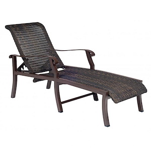 Cortland - 75 Inch Woven Adjustable Chaise Lounge - 1083423