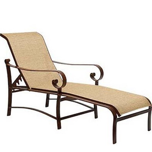 Belden - 75 Inch Sling Adjustable Chaise Lounge - 1083425