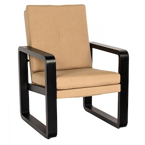 Vale - 37.5 Inch Dining Armchair with Upholstered Back - 1083399