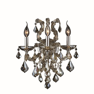 Lyre - Three Light Large Candle Wall Sconce - 471771