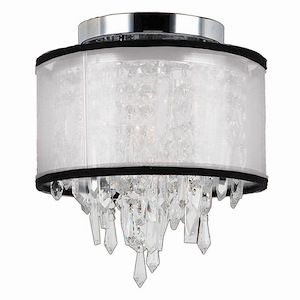 Tempest - 8 Inch One Light Round Small Flush Mount