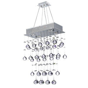 Icicle - 25 Inch Seven Light Mini Chandelier