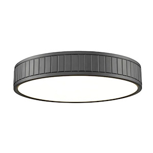 Madison - 40W 1 LED Flush Mount In Modern Style-3 Inches Tall and 16.5 Inches Wide - 1325340