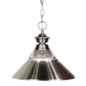 Shark - 1 Light Pendant in Classical Style - 14 Inches Wide by 10 Inches High - 1222527