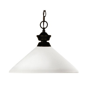 Chance/Aztec - 1 Light Pendant in Classical Style - 14 Inches Wide by 11 Inches High