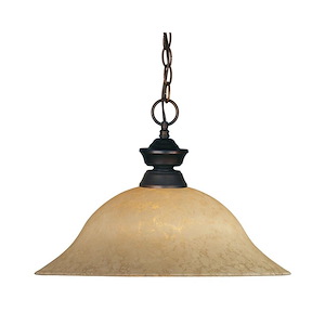 Pendant Lights - 1 Light Pendant in Classical Style - 16 Inches Wide by 12 Inches High - 341339