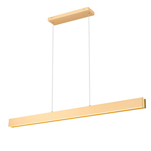 Hudson - 50W 1 LED Linear Chandelier-3 Inch Tall and 55 Inch Length - 1397001