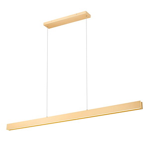 Hudson - 60W 1 LED Linear Chandelier-3 Inch Tall and 72 Inch Length - 1397002