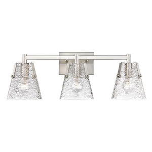 Analia - 3 Light Bath Vanity In Modern Style-9.25 Inches Tall and 26.25 Inches Wide