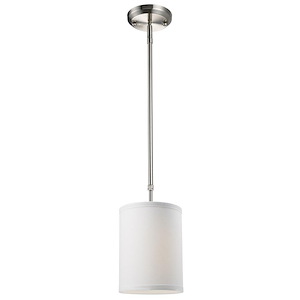 Albion - 1 Light Mini Pendant in Metropolitan Style - 6 Inches Wide by 8 Inches High - 341714
