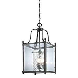 Fairview - 3 Light Pendant in Seaside Style - 11 Inches Wide by 23.75 Inches High