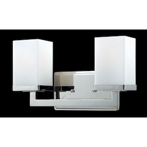 Tidal - 2 Light Bath Vanity in Fusion Style - 13.25 Inches Wide by 8 Inches High
