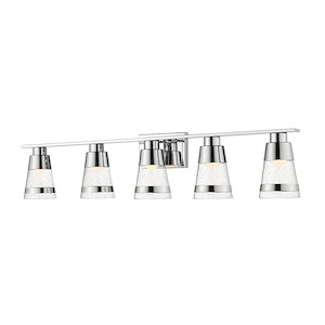 Ethos - 40W 5 LED Bath Vanity in Contemporary Style - 40 Inches Wide by 8.3 Inches High - 689001