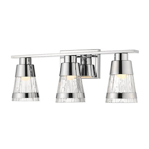 Ethos - 24W 3 LED Bath Vanity in Contemporary Style - 22 Inches Wide by 8.3 Inches High - 688991