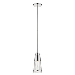 Ethos - 10W 1 LED Mini Pendant in Contemporary Style - 4.6 Inches Wide by 10.7 Inches High