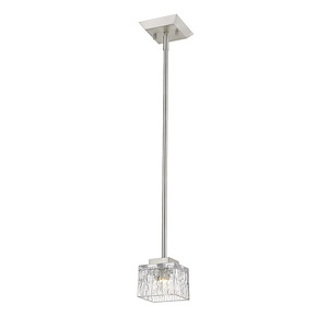 Rubicon - 1 Light Mini Pendant in Metropolitan Style - 4.75 Inches Wide by 4.25 Inches High