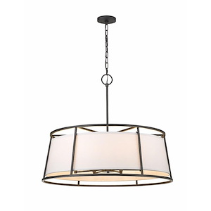 Lenyx - 8 Light Pendant in Urban Style - 32 Inches Wide by 27.5 Inches High - 937907