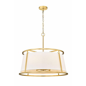 Lenyx - 6 Light Pendant-23.5 Inches Tall and 26 Inches Wide - 1283182
