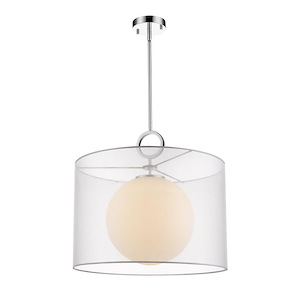 Arosia - 1 Light Pendant in Modern Style - 20 Inches Wide by 20 Inches High - 382674