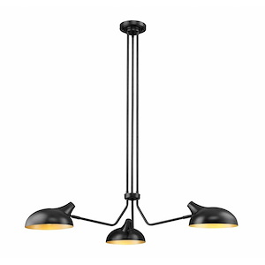 Bellamy - 3 Light Pendant In Mid-Century Modern Style-8.25 Inches Tall and 46 Inches Wide - 1283187