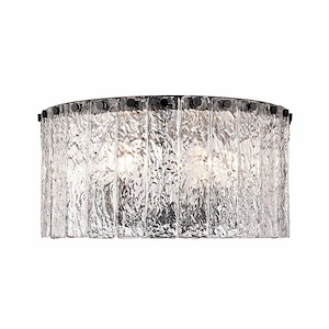 Glacier - 5 Light Flush Mount In Contemporary Style-8 Inches Tall and 16.75 Inches Wide - 1283196
