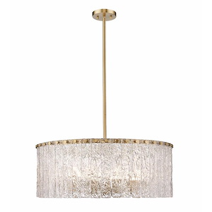 Glacier - 10 Light Pendant In Contemporary Style-11 Inches Tall and 26.75 Inches Wide - 1283200