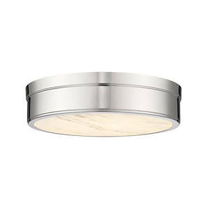 Anders - 30W 1 LED Flush Mount In Mid-Century Modern Style-3.5 Inches Tall and 15 Inches Wide - 1298305