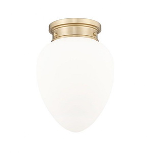 Gideon - 1 Light Flush Mount In Industrial Style-13.5 Inches Tall and 10 Inches Wide - 1325367