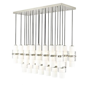 Cayden - 23 Light Linear Chandelier In Modern Style-16.75 Inches Tall and 18 Inches Wide - 1325373